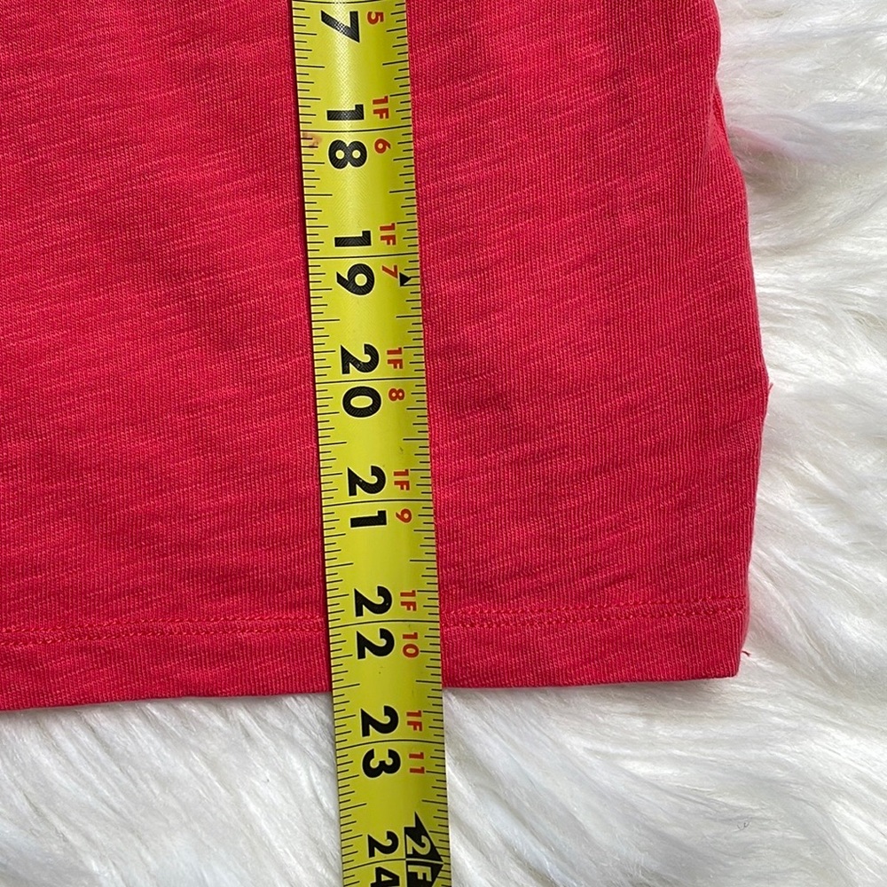 J. Crew Red Slub Long Sleeve Tee - Picture 6 of 8